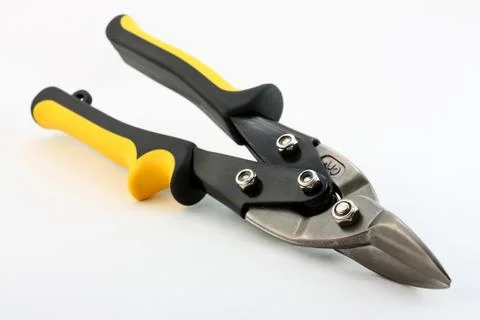 Construction tools: snips Stock Photos