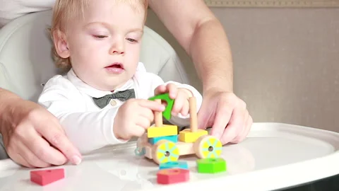 Construction of toys Stock Footage 138581959