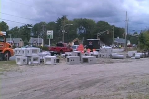 Construction Traffic Stock Footage 8543526