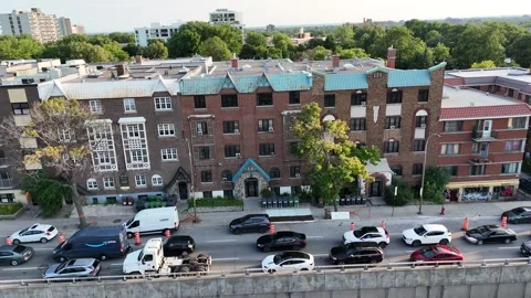 Construction Traffic Stock Footage 280609779