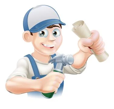 Construction training Stock Illustration