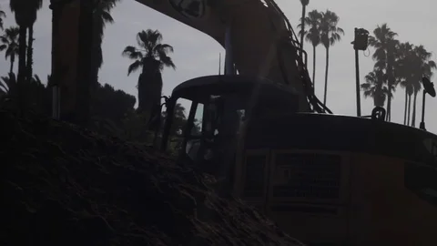 Construction trench 12 Stock Footage 79022676