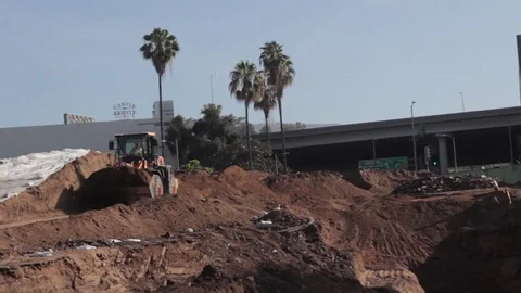 Construction trench 14 Stock Footage 79022726
