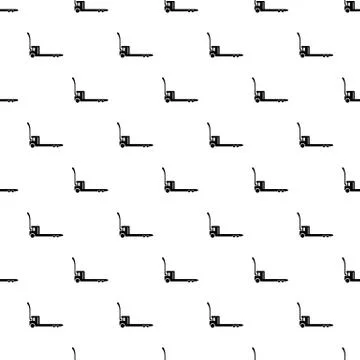 Construction trolley pattern seamless Stock Illustration