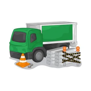 Construction Truck Illustration Illustration