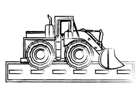 Construction trucks design Ilustração Stock