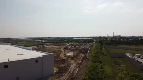 Construction Trucks Stock Footage 158895572