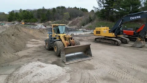 Construction Trucks Video Stock Footage 239906107