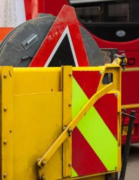 Construction van Stock Photos