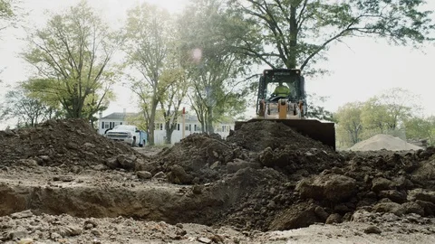 Construction vechiles workings - Clip 8 Stock Footage 94001582