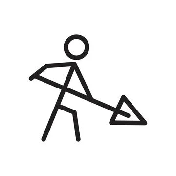 Construction vector icon design template Stock Illustration