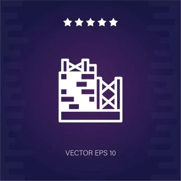 Construction vector icon Illustrazione stock