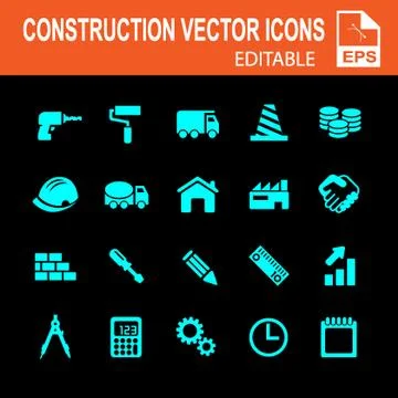 Construction Vector Icons 09 Stock Illustration