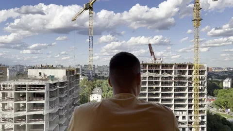 Construction view Stock Footage 204121138