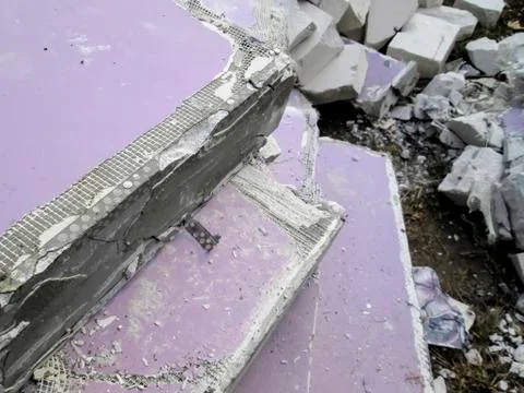 Construction waste Foto stock