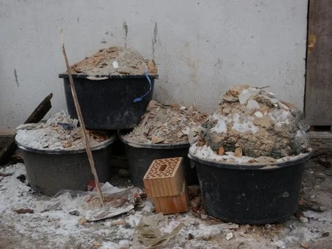 Construction waste Stock Photos