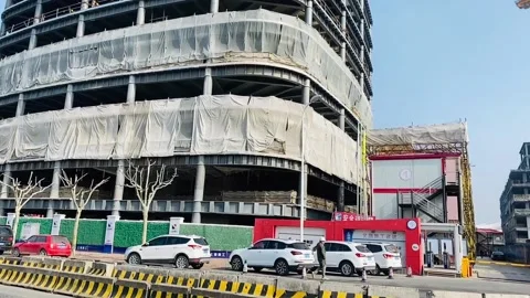Construction @Wellington Shanghai Stock Footage 150358534
