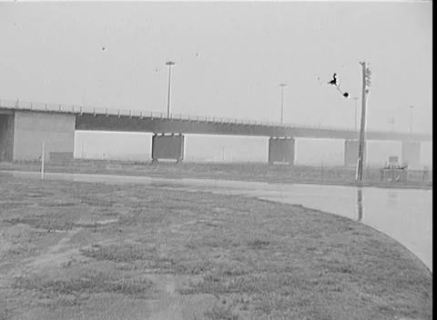 CONSTRUCTION OF THE WEST GATE BRIDGE, MELBOURNE AUSTRALIA (1970's) Stock Footage 168656208