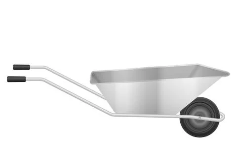 Construction wheelbarrow Stock Illustration