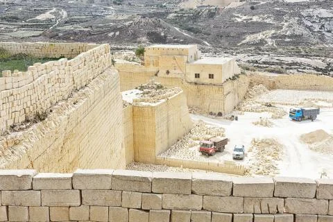 Construction of white material Stock-Fotos