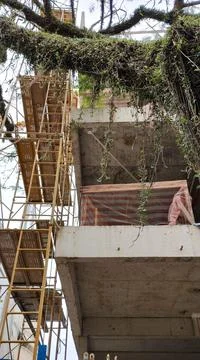 Construction work on a building Stock Photos
