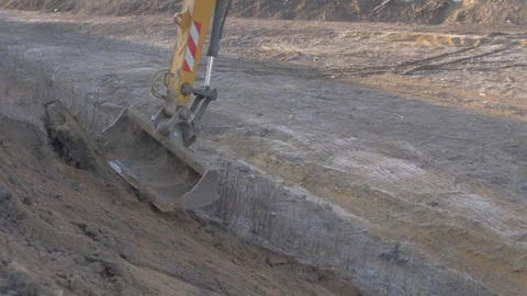 Construction work, construction equipment, day Stock Footage 280969539