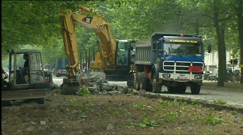 Construction work  Stock Footage 656426