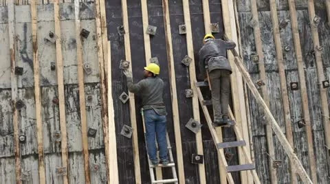 Construction work Stock Footage 21979480