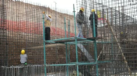 Construction work Stock Footage 21979739