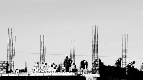 Construction work Stock Footage 29929892