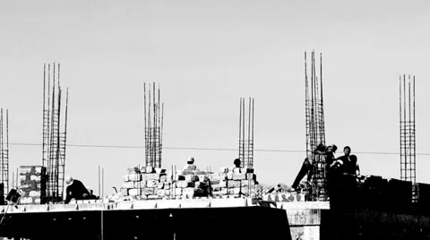 Construction work Stock Footage 29933484