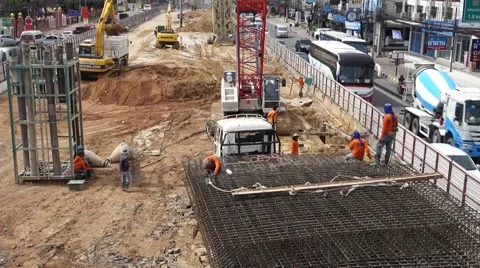 Construction work Stock Footage 52639689