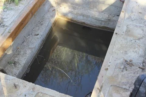 Construction work of hydraulic engineering Stock Photos