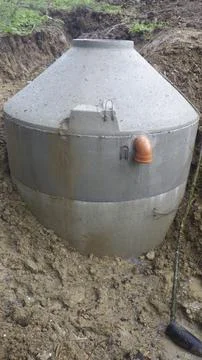 Construction work of hydraulic engineering Stock Photos