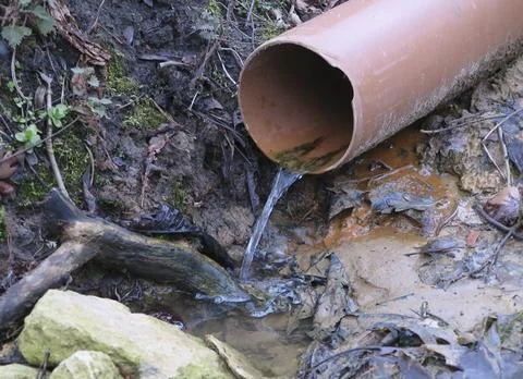 Construction work of hydraulic engineering Stock Photos