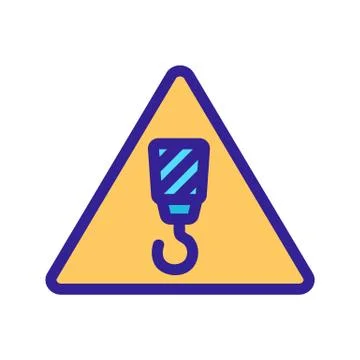 Construction work icon vector. Isolated contour symbol illustration 库存插图