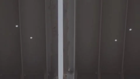 Construction work, metal structures, bridge, spans Stock Footage 278399291