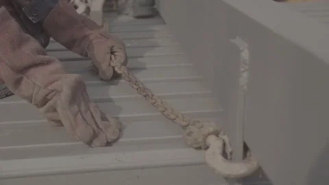 Construction work, metal structures, bridge, spans Stock Footage 278402738