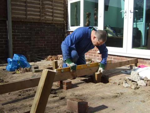 Construction work Stock Photos