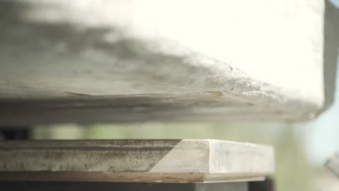 Construction work, raising the frame structure Stock Footage 280969833