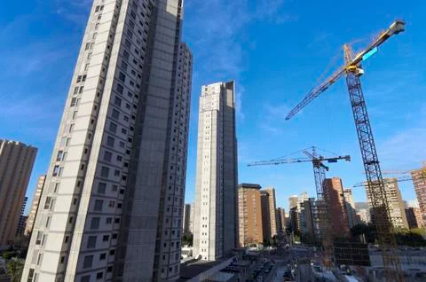 Construction work site Stock Photos