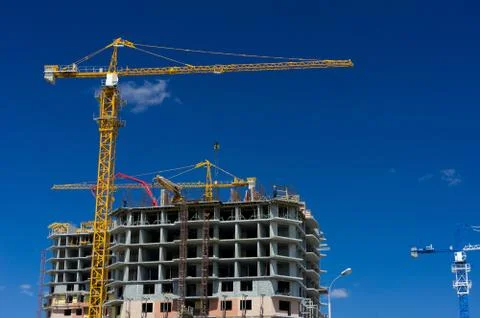 Construction work site. 写真素材