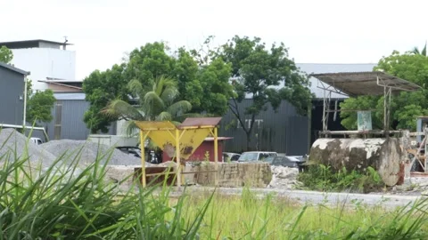 Construction Work Stop during Covid-19 Pandemic in Malaysia Stock Footage 136584964