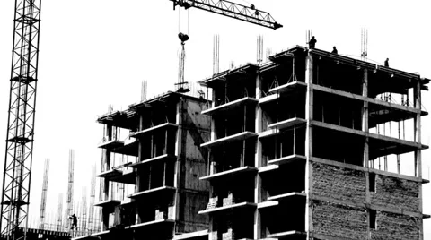 Construction work (Time Lapse) Stock Footage 29916060