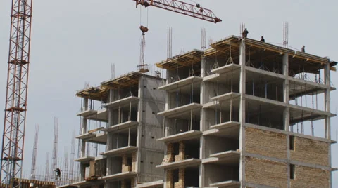 Construction work (Time Lapse) Video stock 29916233