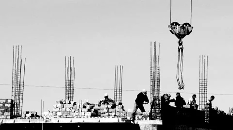 Construction work (Time Lapse) Stock Footage 29919597