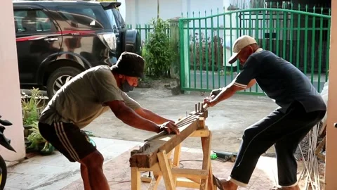Construction worker #13 Stock Footage 205280114