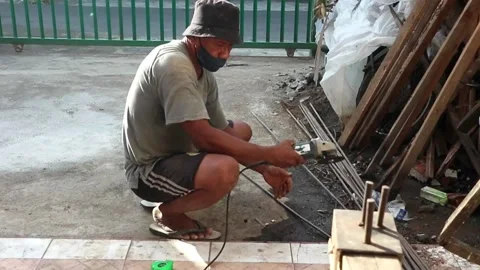 Construction worker #16 Stock Footage 205280116