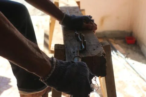 Construction worker #19 Foto stock