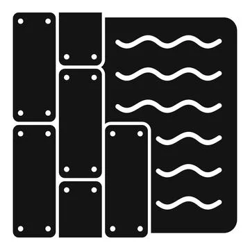 Construction worker building seawall using metal sheet piles イラスト素材